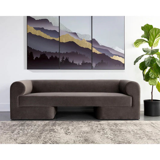 Sunpan Ionic Sofa Meg Ash