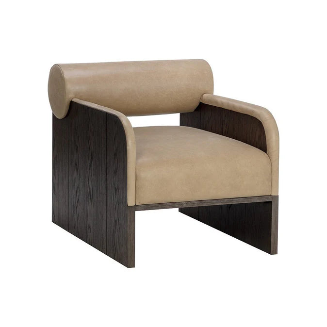 Sunpan Coburn Lounge Chair Dark Brown