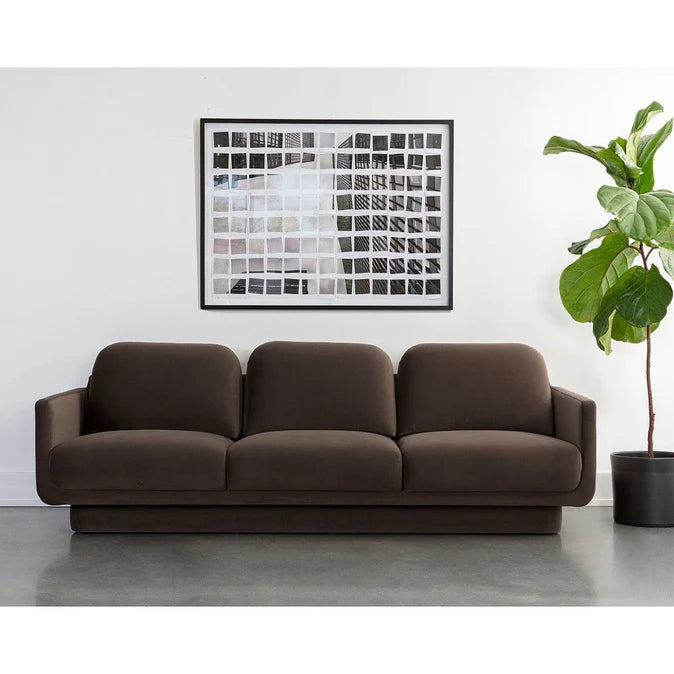 Sunpan Everton Sofa Meg Dark Brown